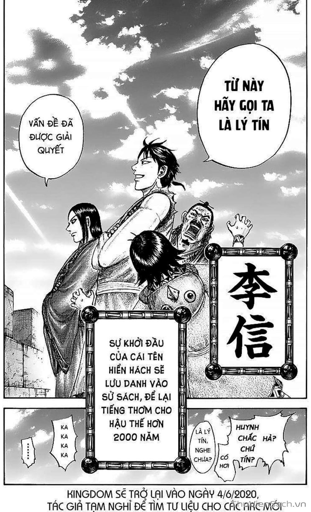 Truyện Tranh Kingdom - Vương Giả Thiên Hạ trang 4