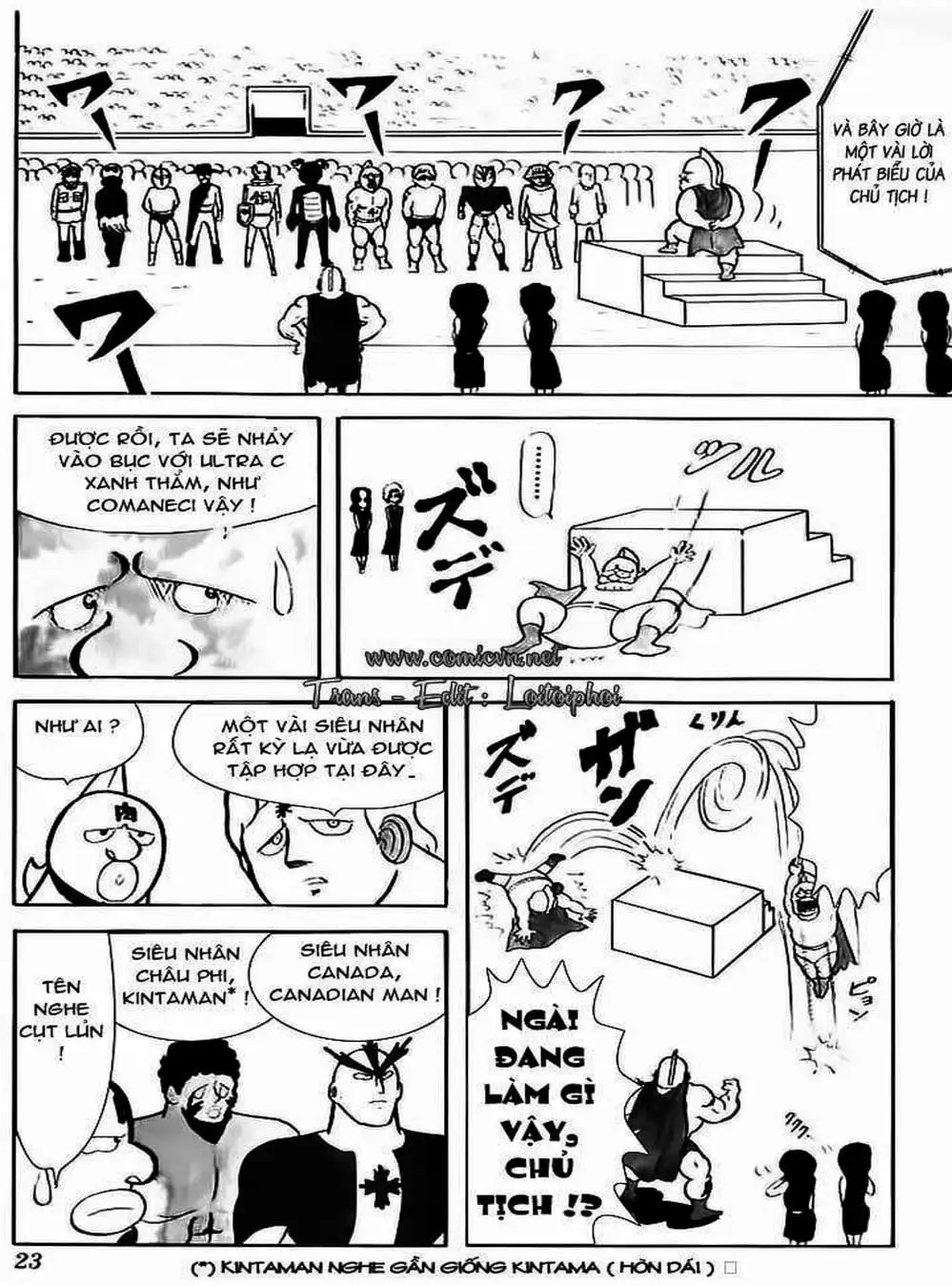 Truyện Tranh Lực Sĩ Kinniku - Kinnikuman trang 5