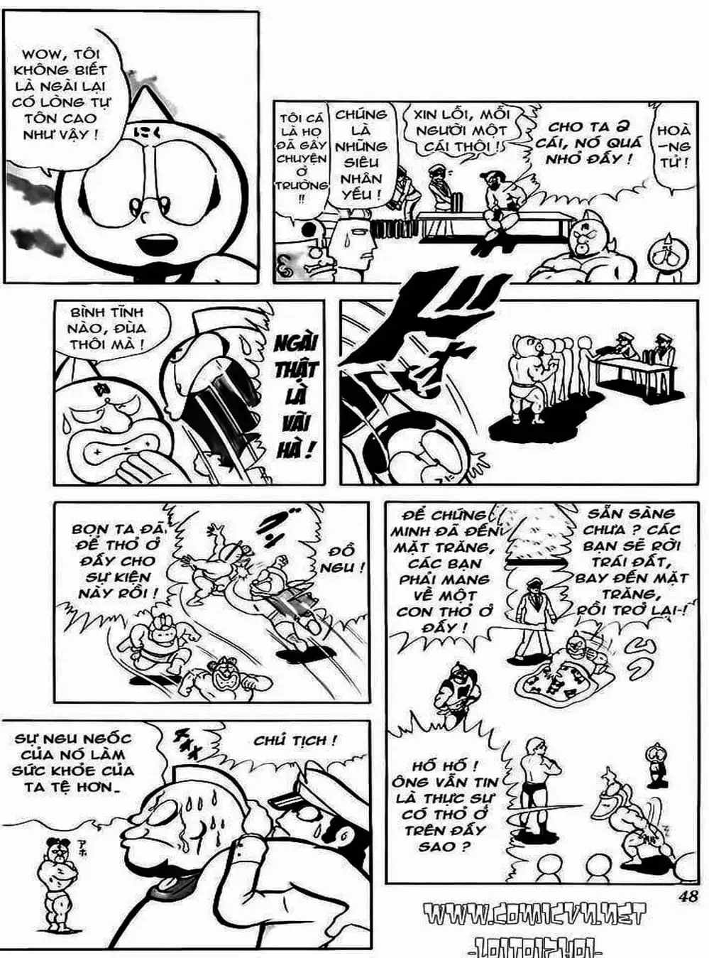 Truyện Tranh Lực Sĩ Kinniku - Kinnikuman trang 5