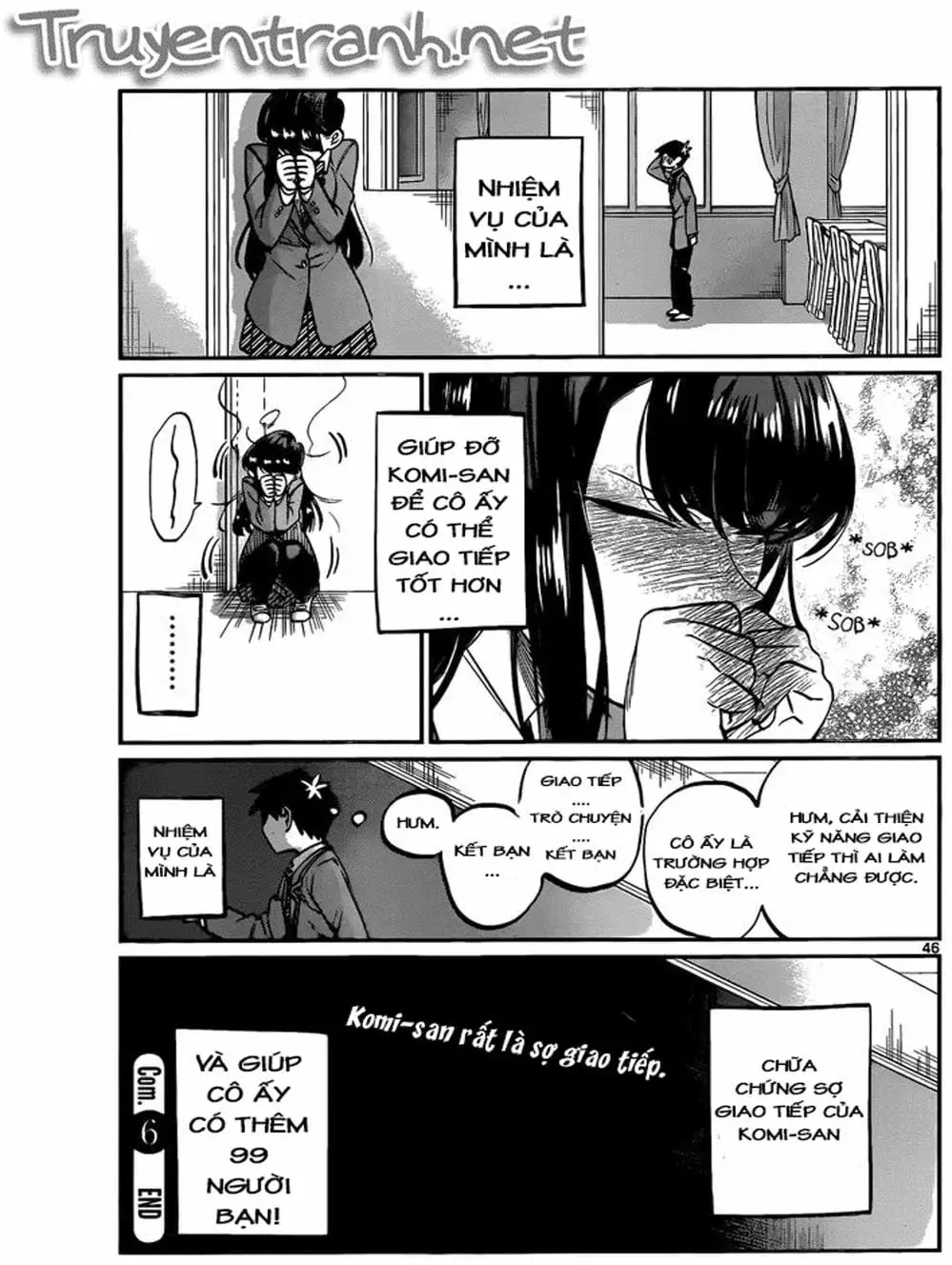 Truyện Tranh Komi Không Thể Giao Tiếp - Komi San Wa Komyusho Desu trang 5