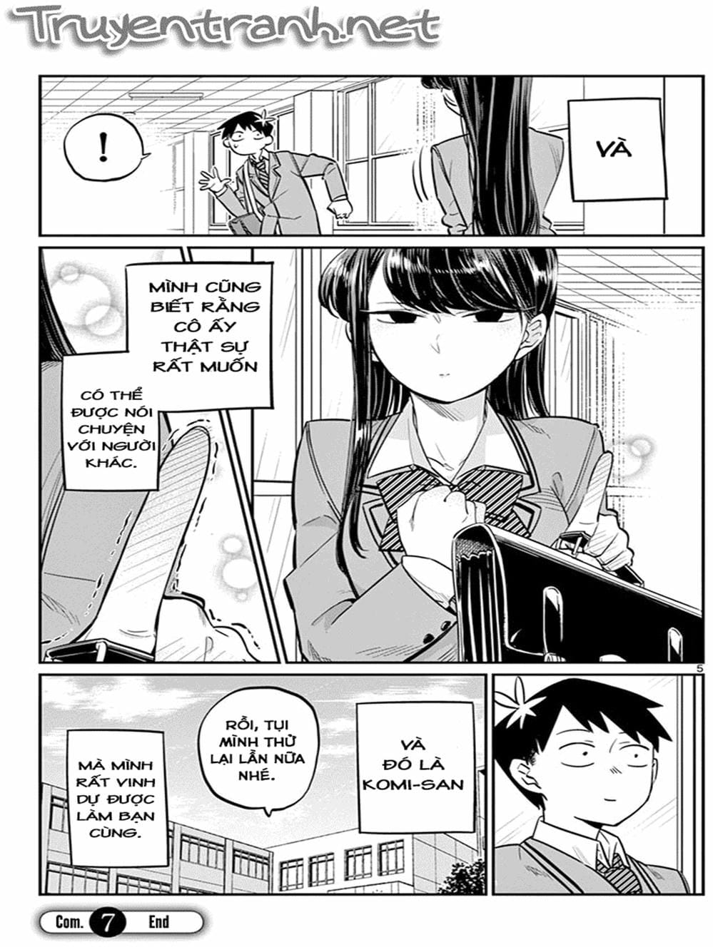 Truyện Tranh Komi Không Thể Giao Tiếp - Komi San Wa Komyusho Desu trang 5