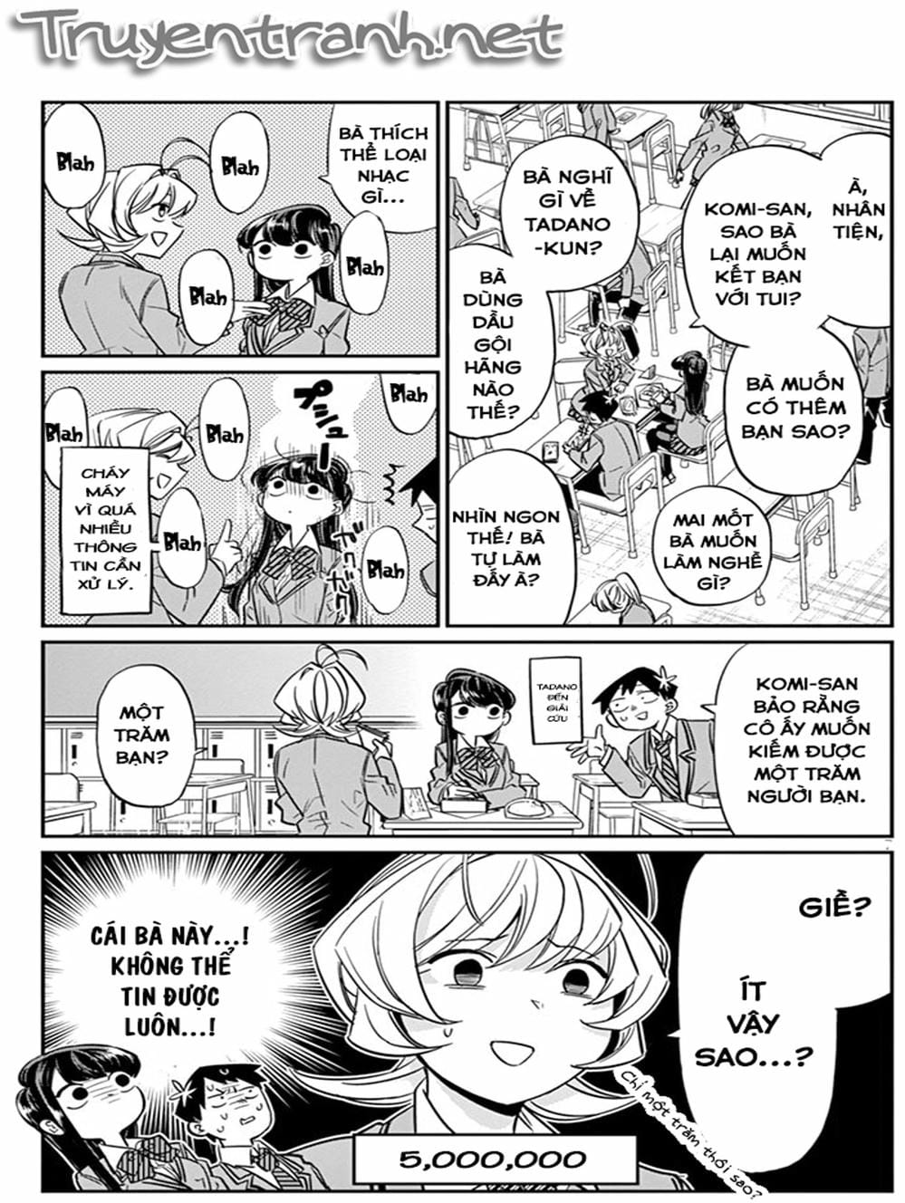 Truyện Tranh Komi Không Thể Giao Tiếp - Komi San Wa Komyusho Desu trang 5