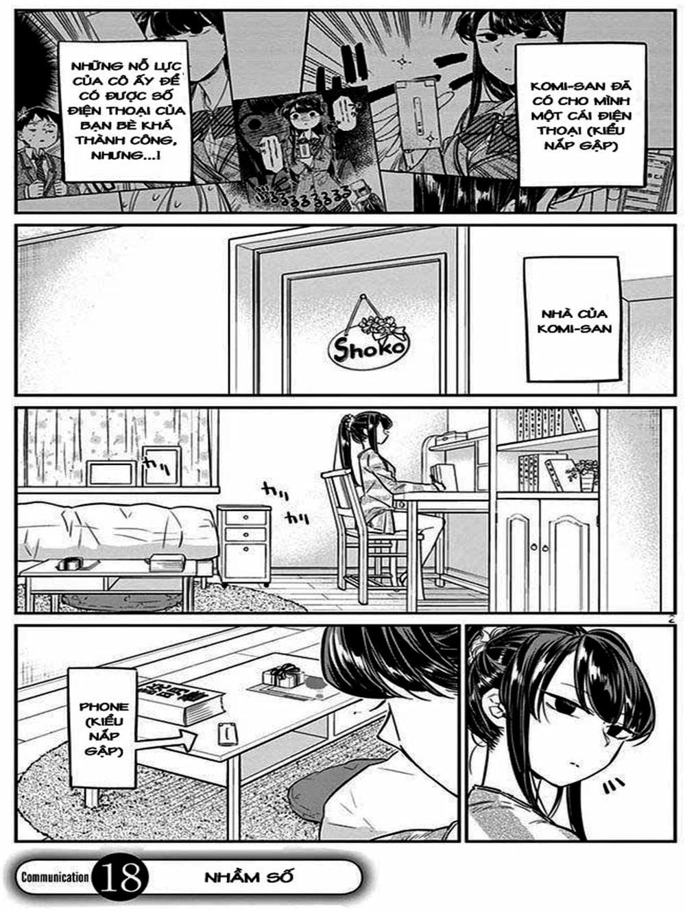 Truyện Tranh Komi Không Thể Giao Tiếp - Komi San Wa Komyusho Desu trang 5