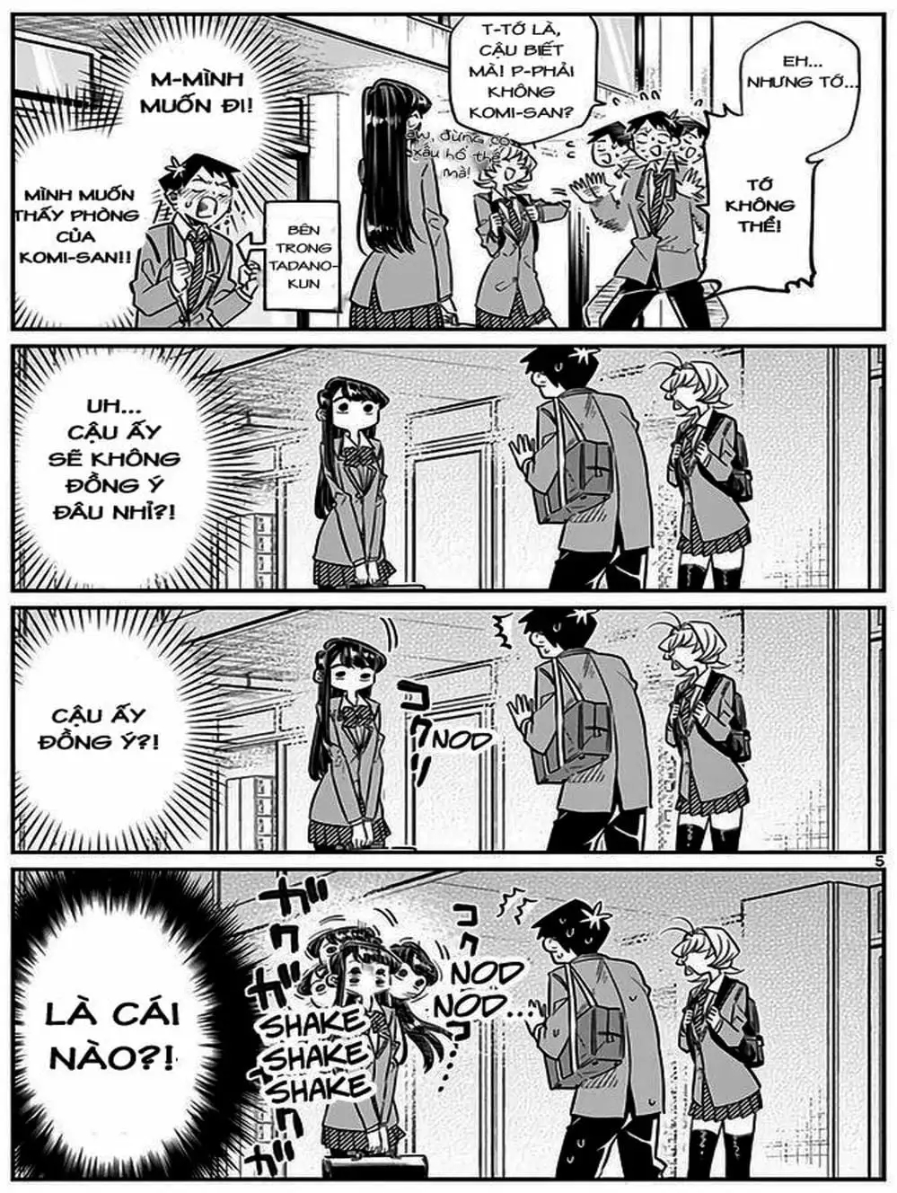 Truyện Tranh Komi Không Thể Giao Tiếp - Komi San Wa Komyusho Desu trang 5