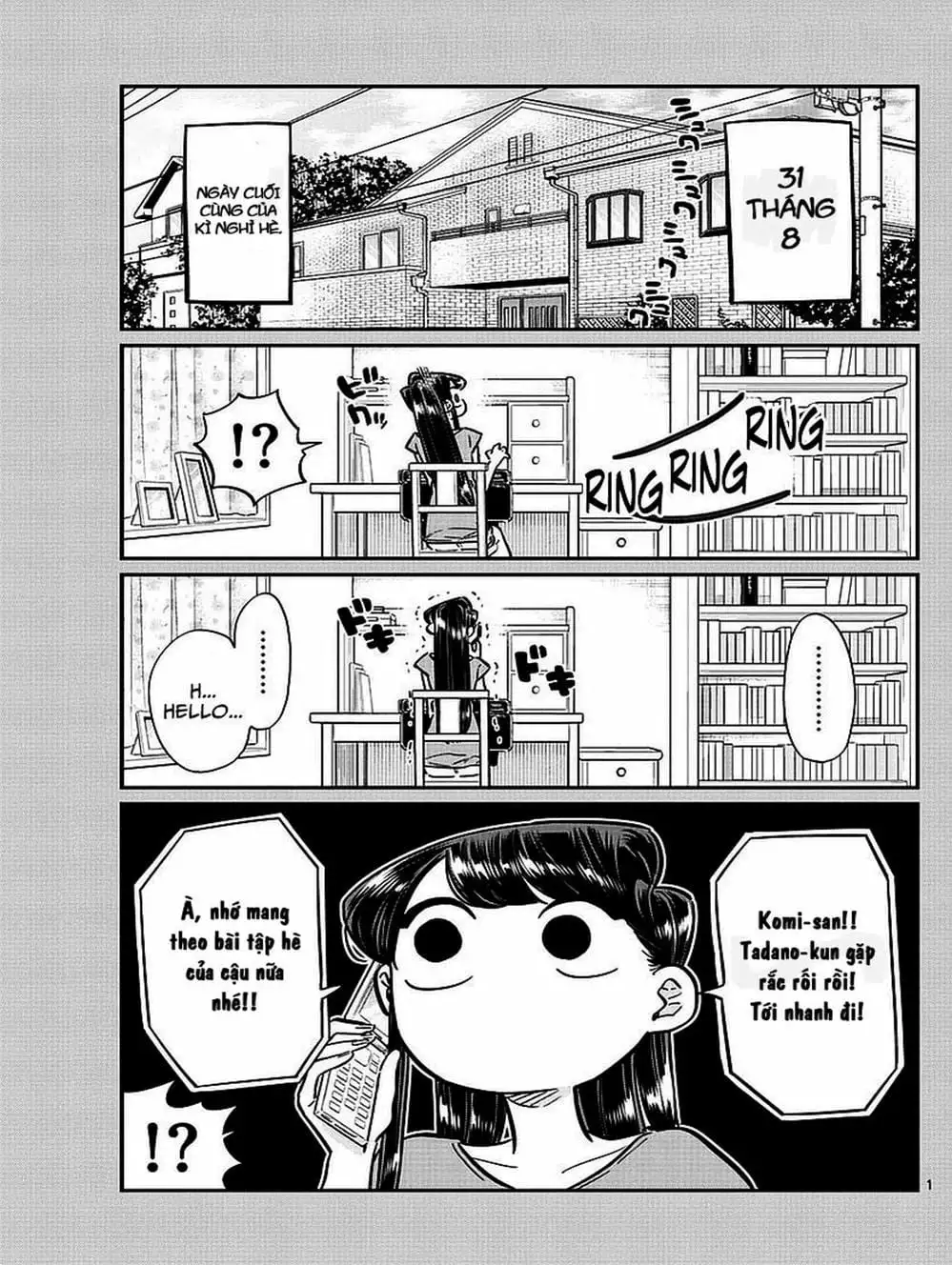 Truyện Tranh Komi Không Thể Giao Tiếp - Komi San Wa Komyusho Desu trang 5