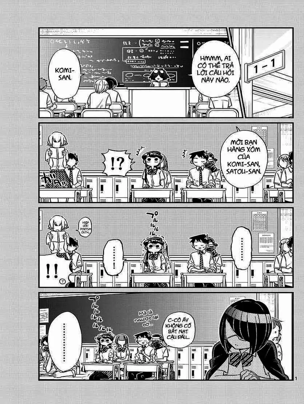 Truyện Tranh Komi Không Thể Giao Tiếp - Komi San Wa Komyusho Desu trang 5