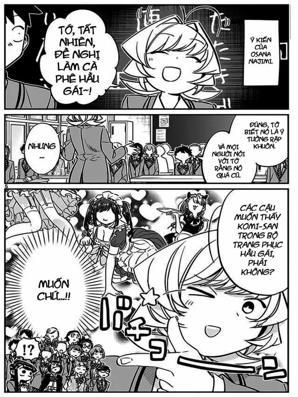 Truyện Tranh Komi Không Thể Giao Tiếp - Komi San Wa Komyusho Desu trang 5