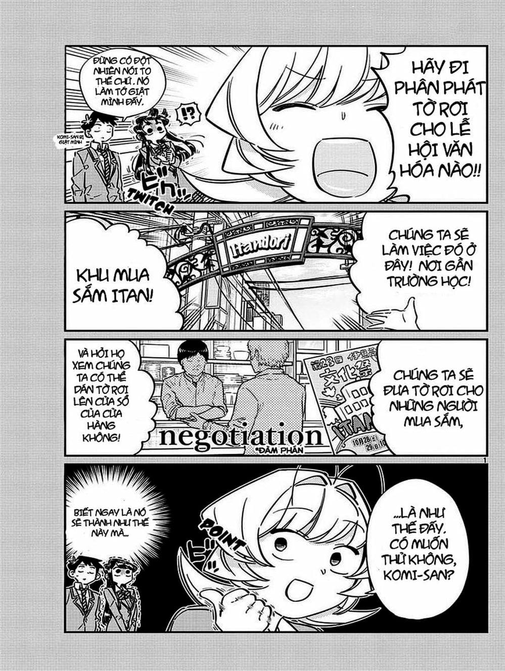 Truyện Tranh Komi Không Thể Giao Tiếp - Komi San Wa Komyusho Desu trang 5