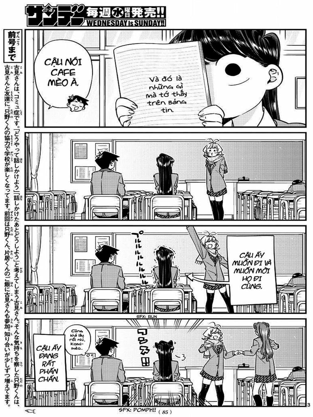 Truyện Tranh Komi Không Thể Giao Tiếp - Komi San Wa Komyusho Desu trang 5