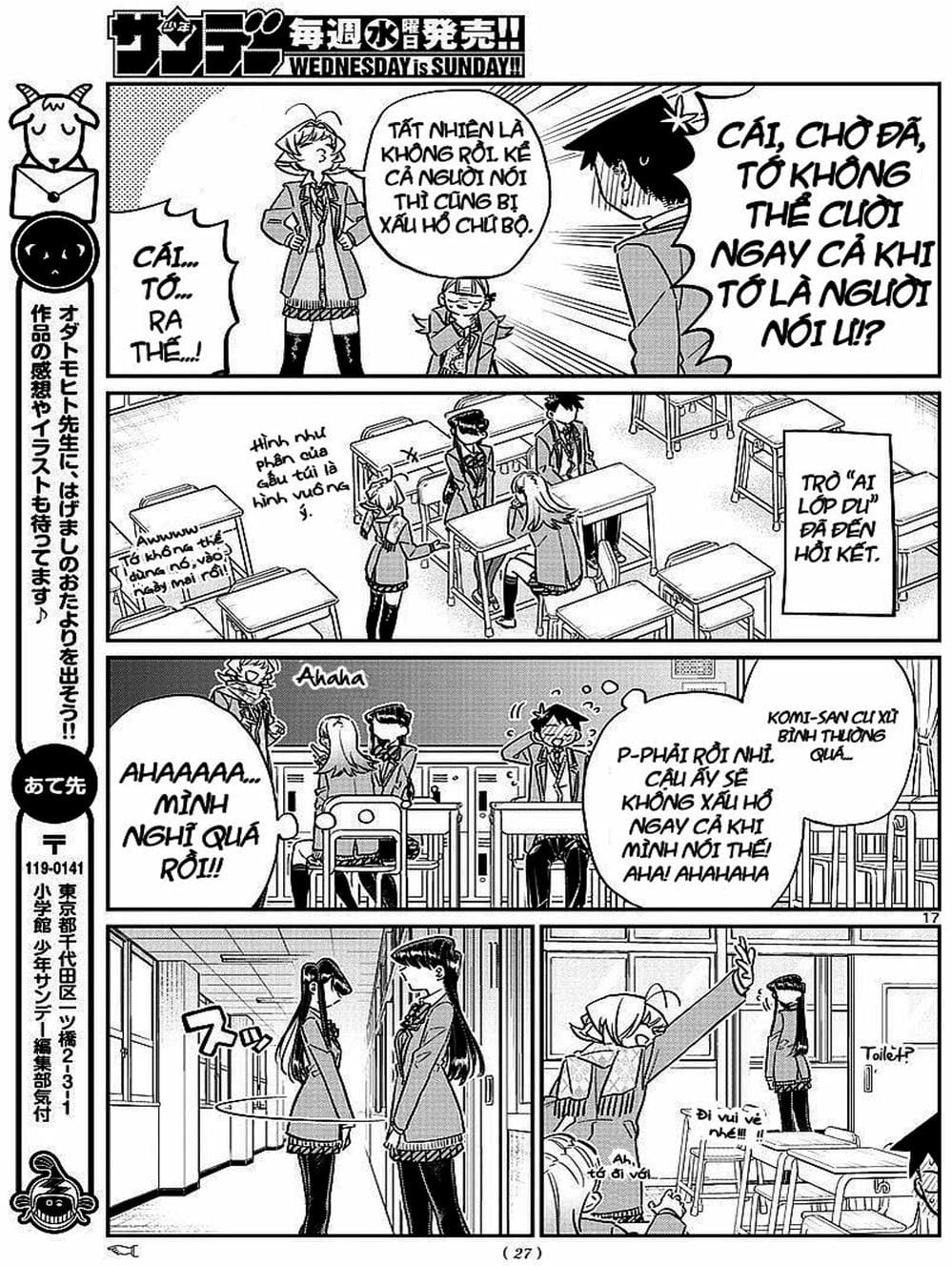 Truyện Tranh Komi Không Thể Giao Tiếp - Komi San Wa Komyusho Desu trang 5