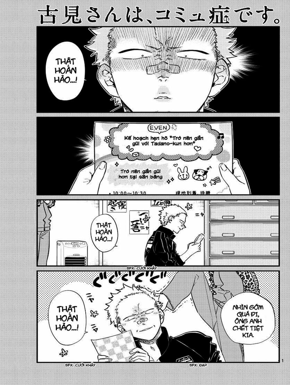 Truyện Tranh Komi Không Thể Giao Tiếp - Komi San Wa Komyusho Desu trang 5