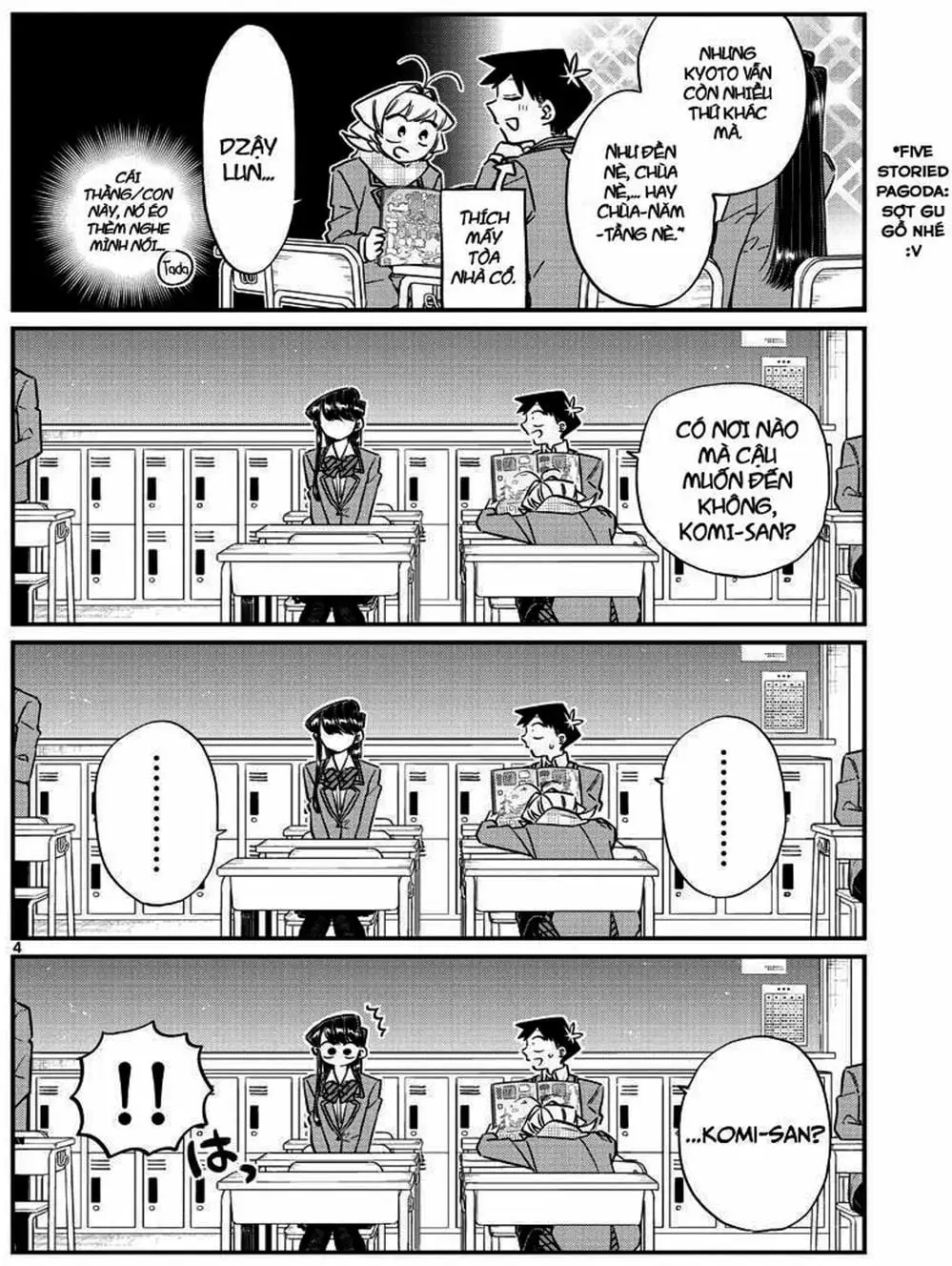 Truyện Tranh Komi Không Thể Giao Tiếp - Komi San Wa Komyusho Desu trang 5
