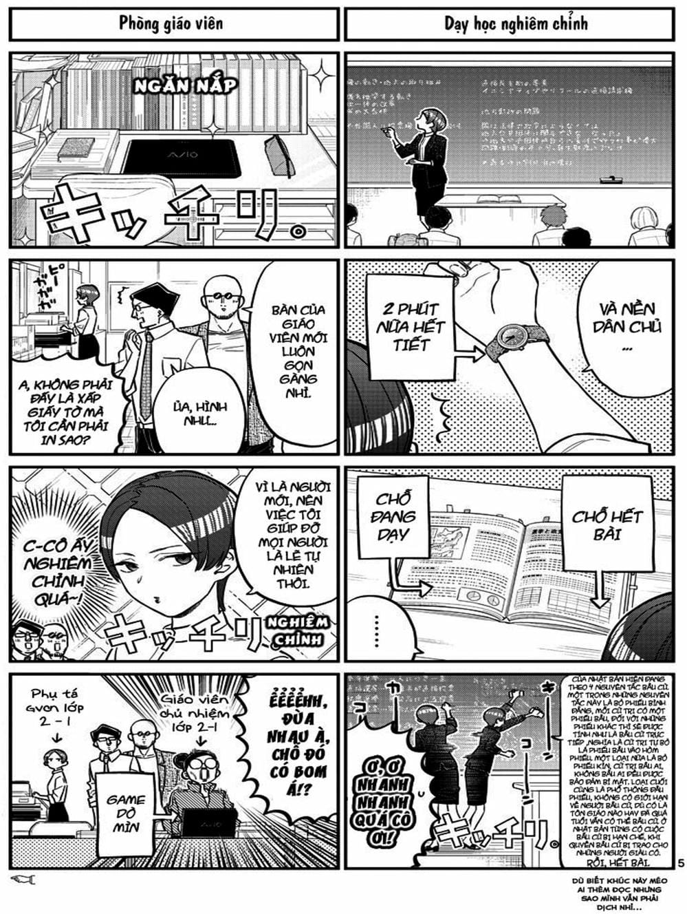 Truyện Tranh Komi Không Thể Giao Tiếp - Komi San Wa Komyusho Desu trang 5