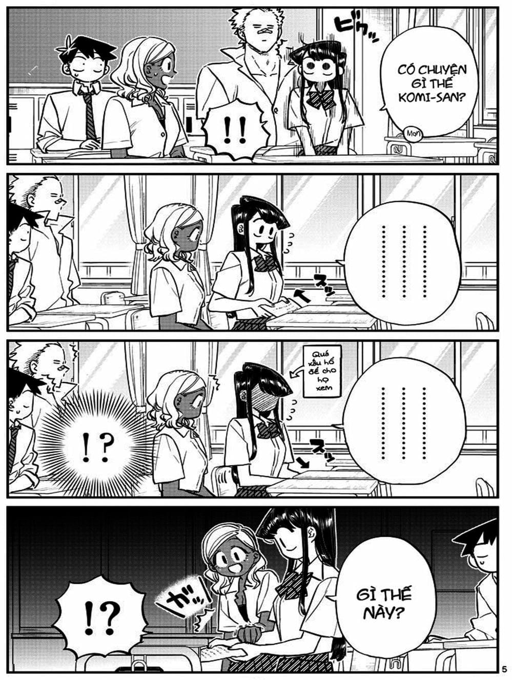Truyện Tranh Komi Không Thể Giao Tiếp - Komi San Wa Komyusho Desu trang 5