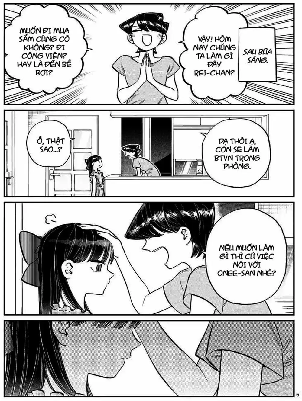 Truyện Tranh Komi Không Thể Giao Tiếp - Komi San Wa Komyusho Desu trang 5