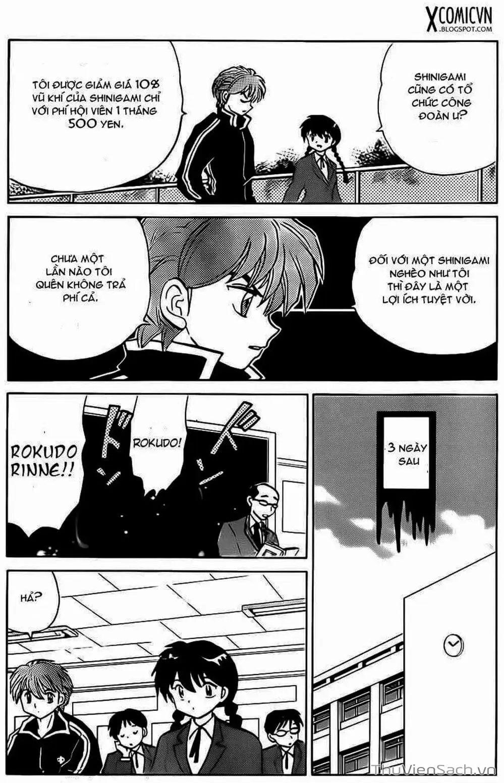 Truyện Tranh Rinne - Cảnh Giới Luân Hồi (Bạn Học Bí Ẩn) trang 4