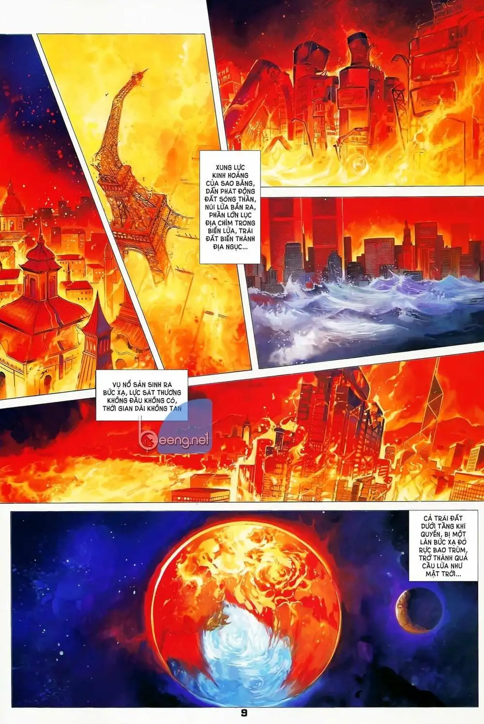 Truyện Tranh Long Hổ 5 Thế trang 8