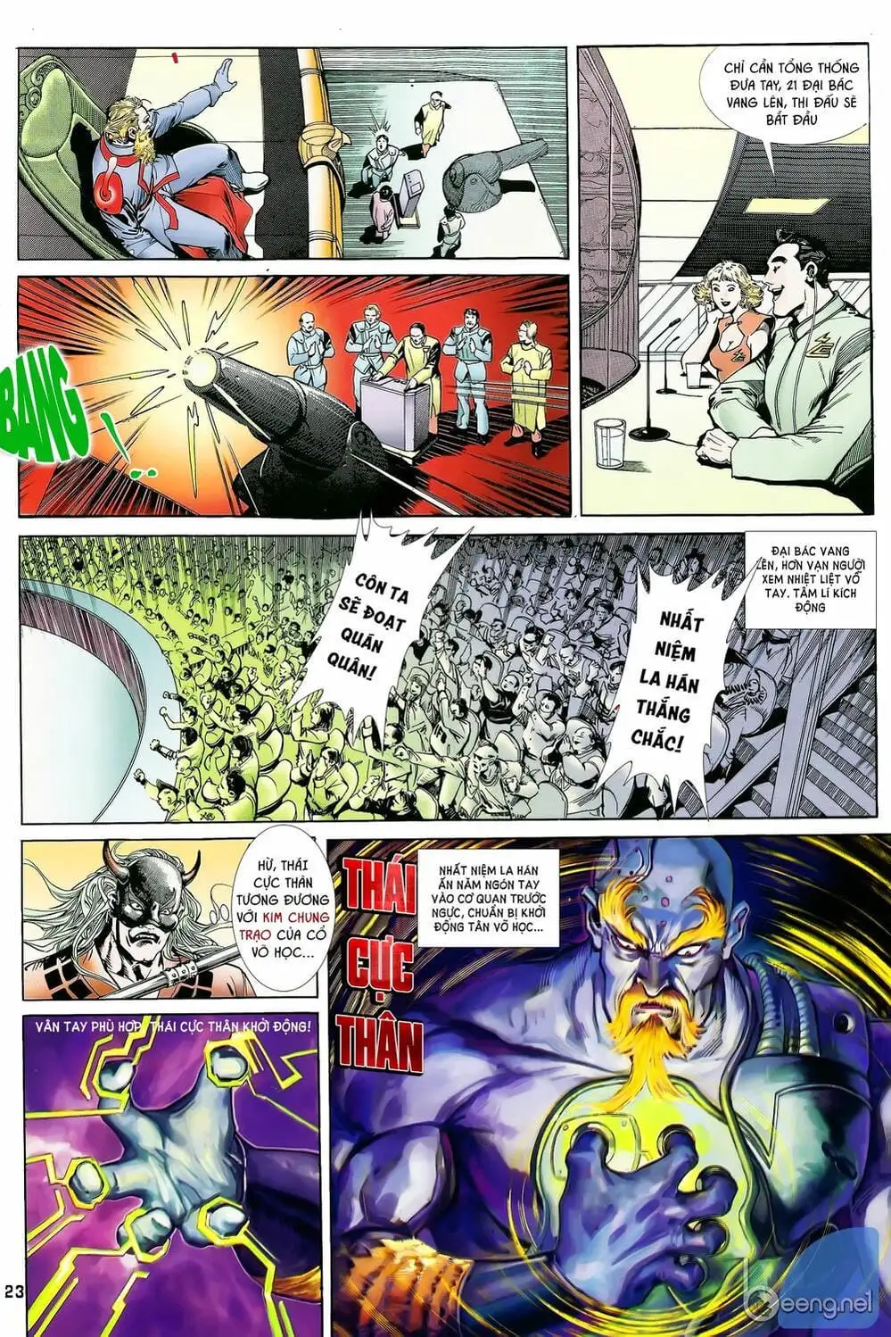 Truyện Tranh Long Hổ 5 Thế trang 8