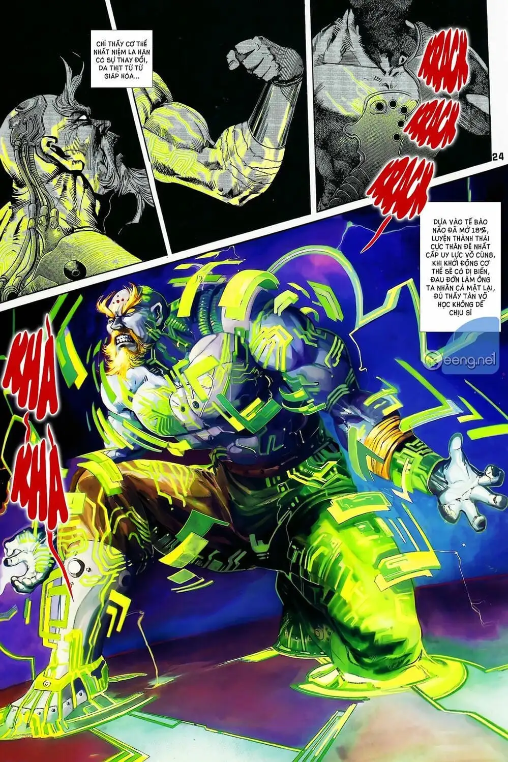 Truyện Tranh Long Hổ 5 Thế trang 8