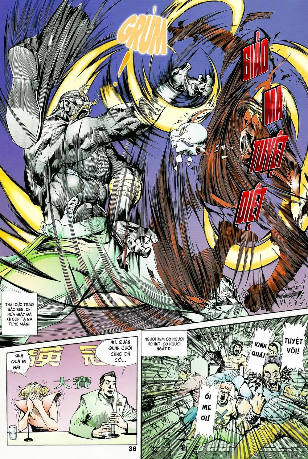 Truyện Tranh Long Hổ 5 Thế trang 8