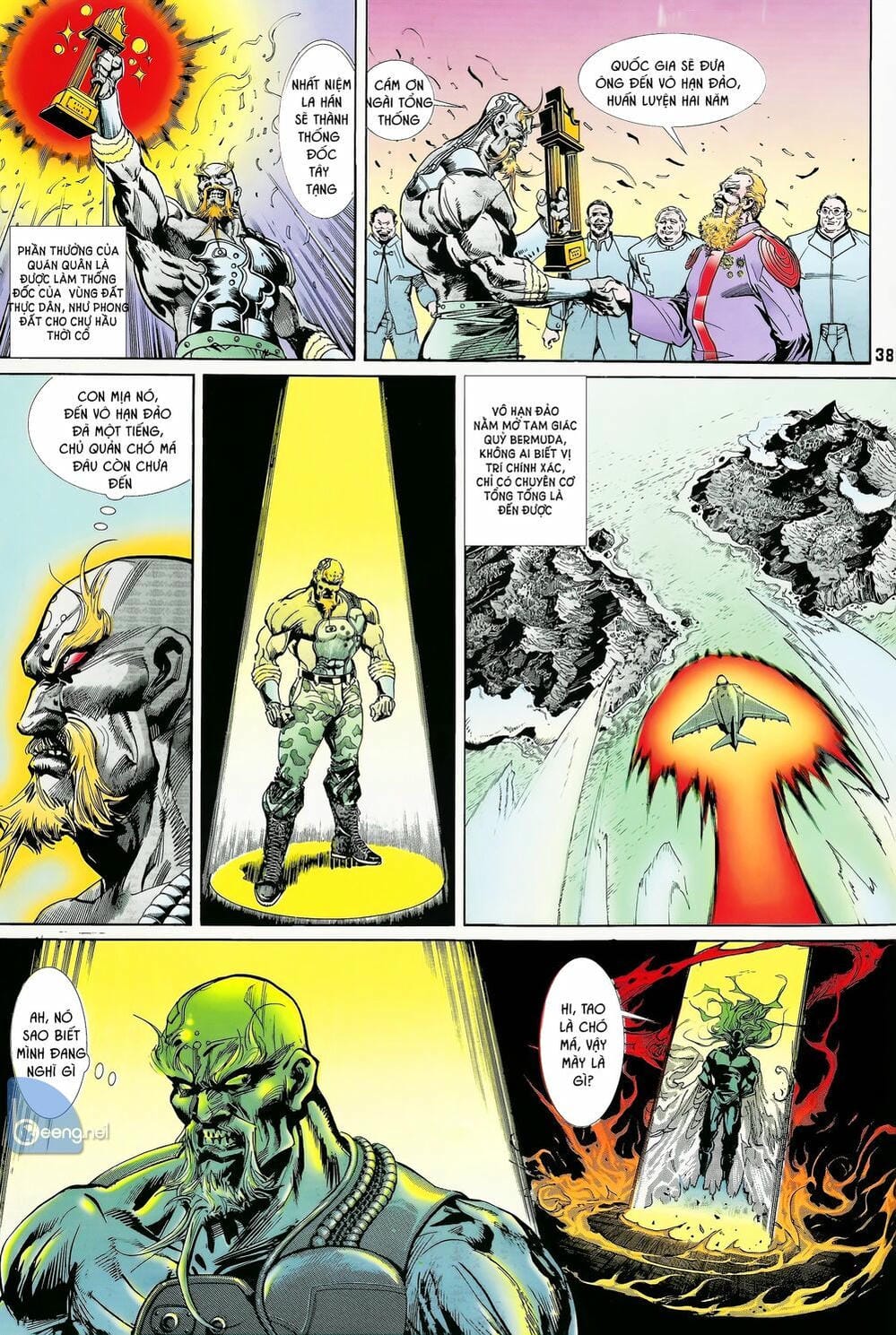 Truyện Tranh Long Hổ 5 Thế trang 8