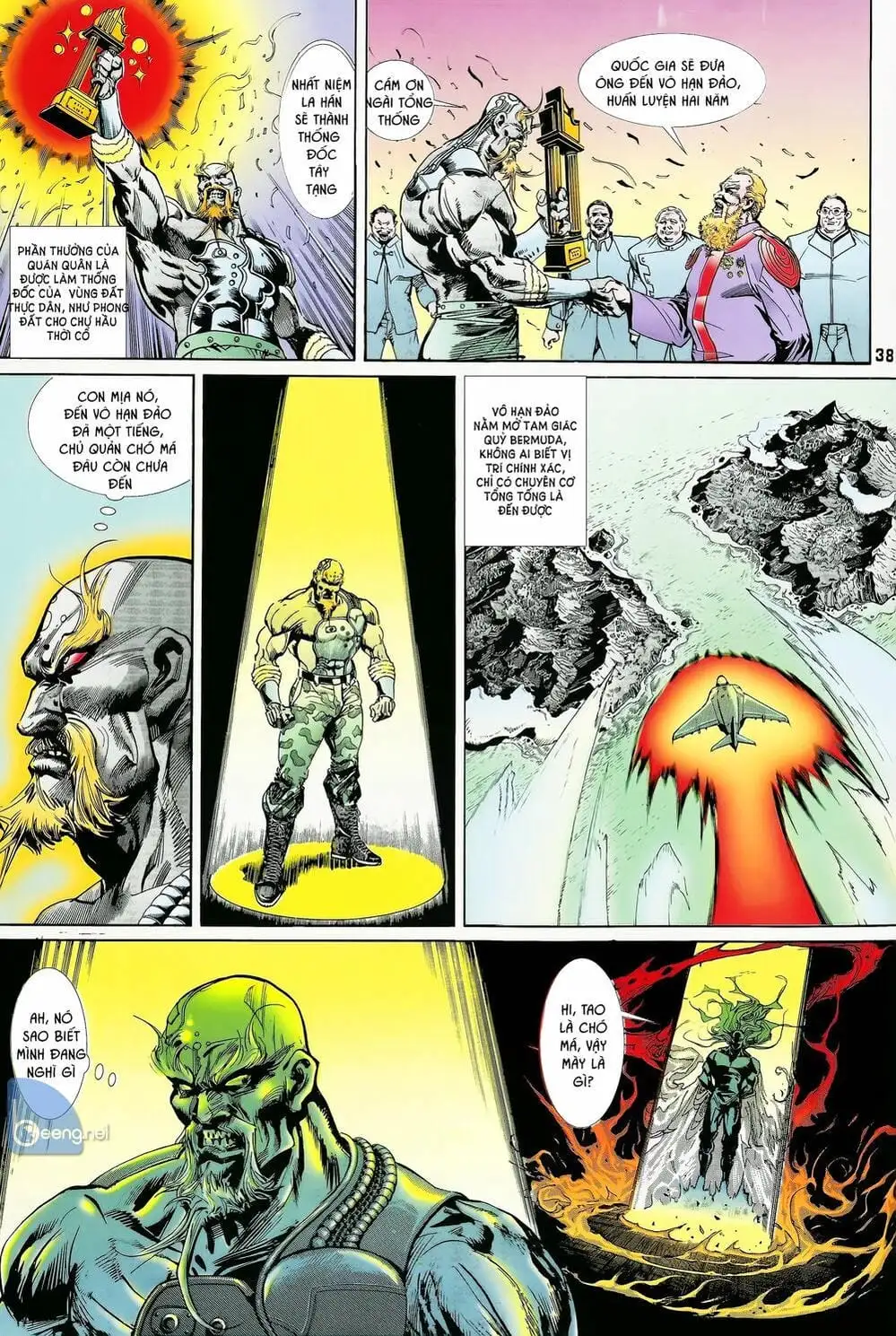 Truyện Tranh Long Hổ 5 Thế trang 8