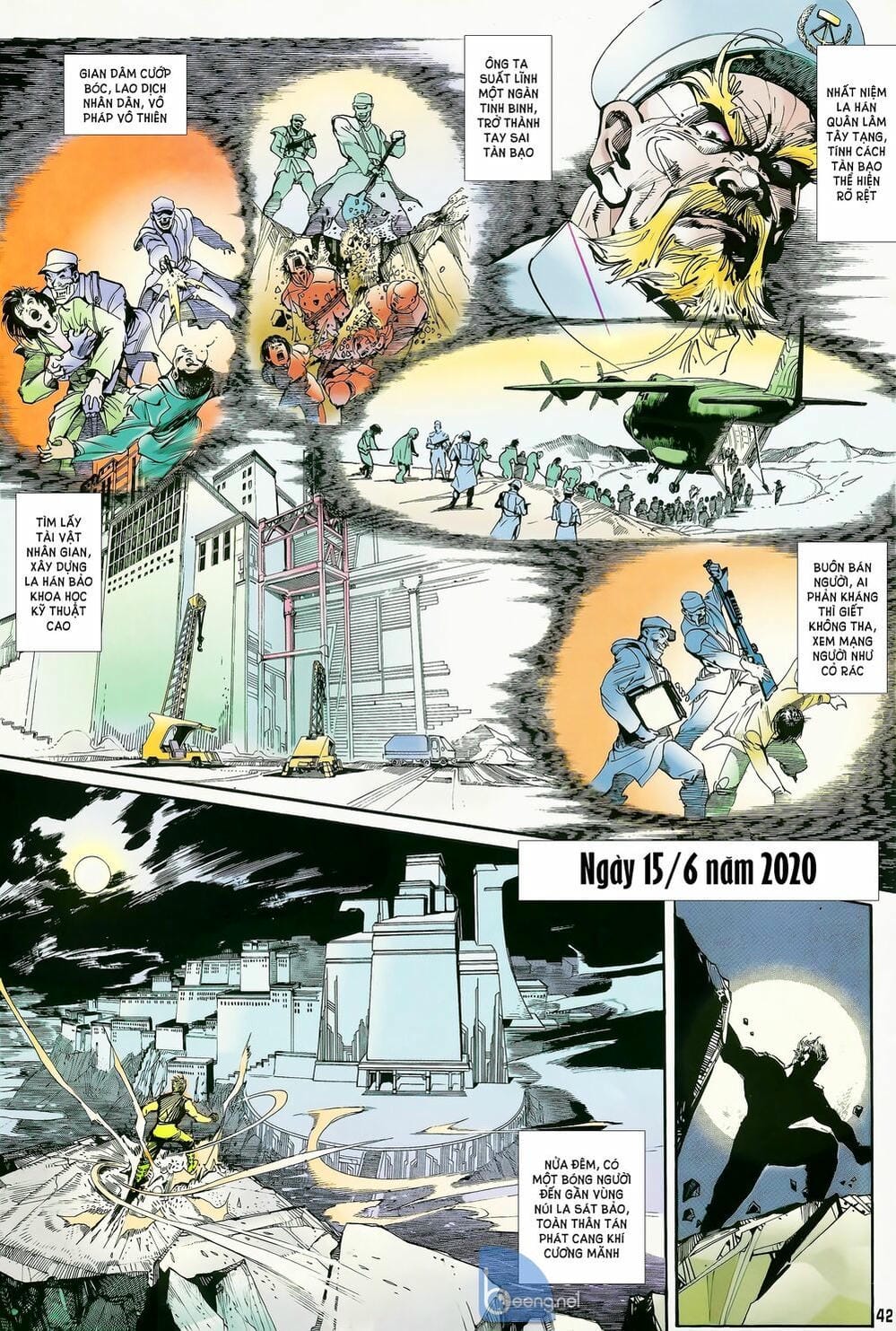 Truyện Tranh Long Hổ 5 Thế trang 8