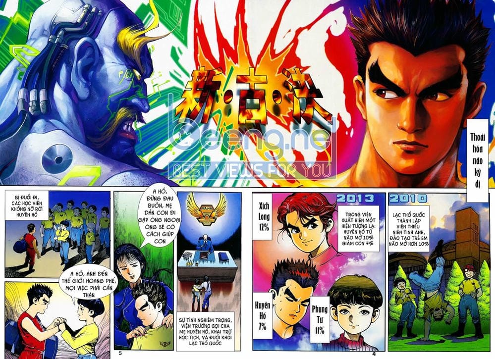 Truyện Tranh Long Hổ 5 Thế trang 8