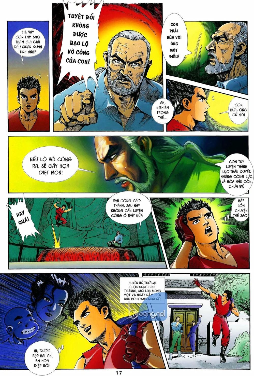 Truyện Tranh Long Hổ 5 Thế trang 8