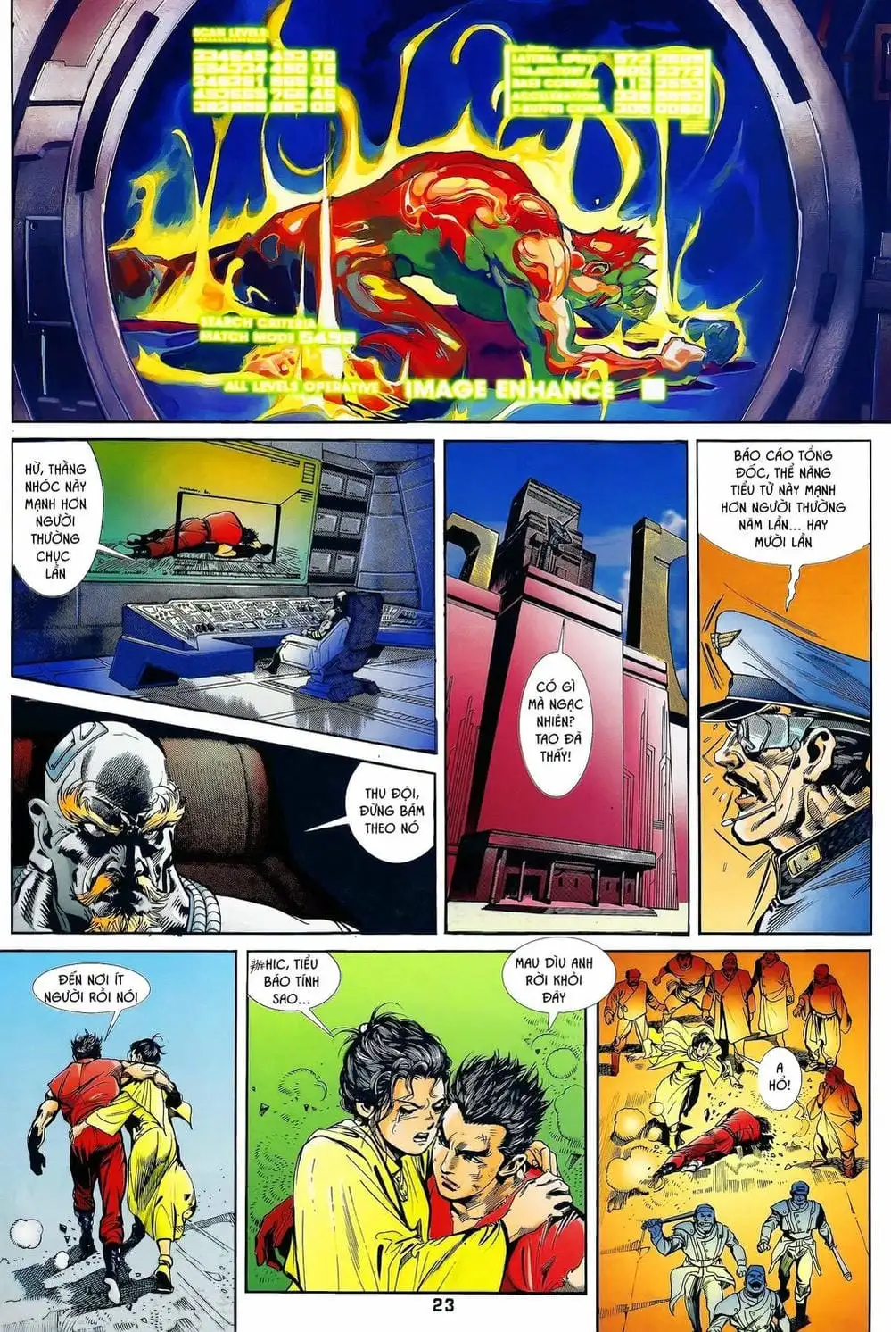 Truyện Tranh Long Hổ 5 Thế trang 8