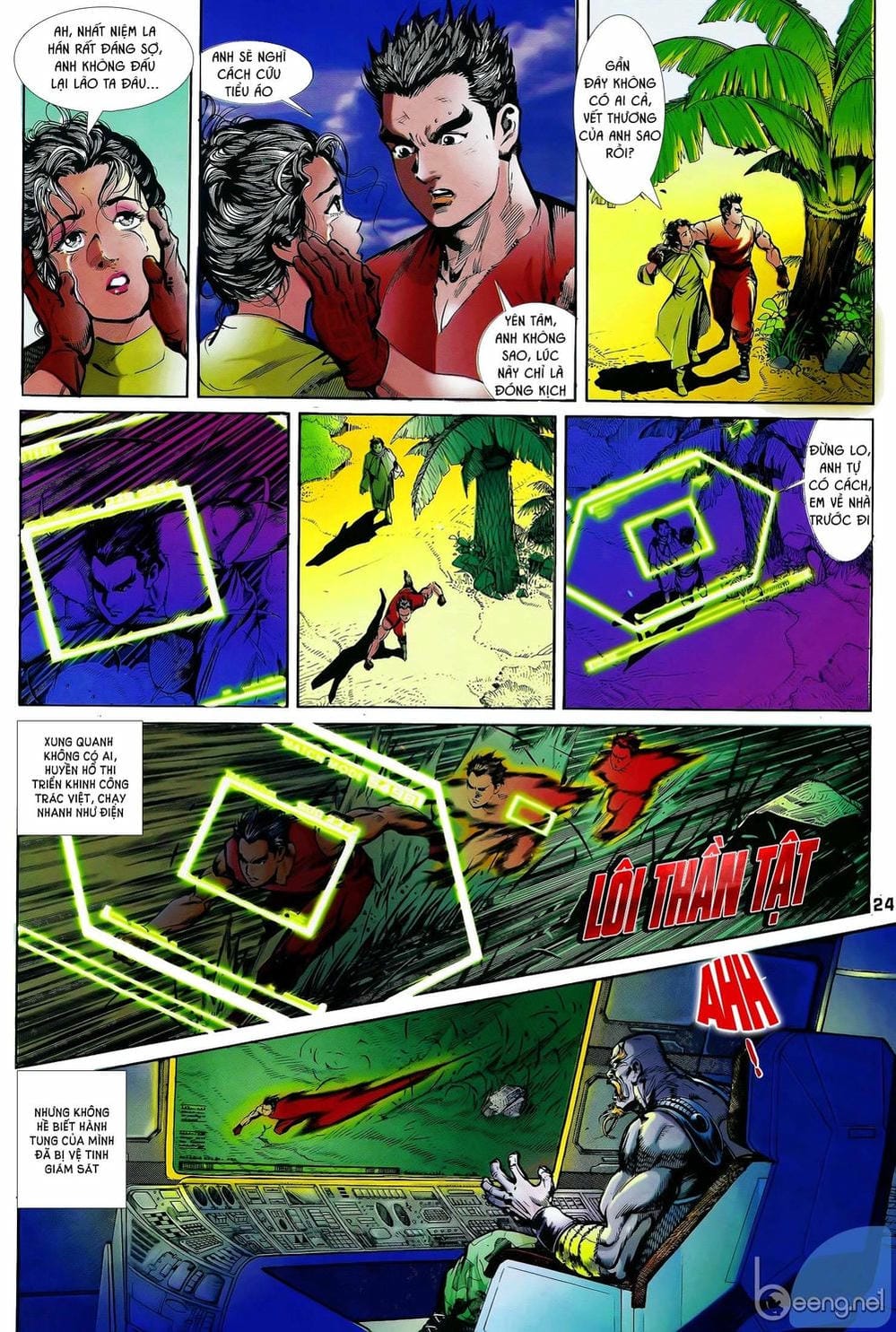 Truyện Tranh Long Hổ 5 Thế trang 8