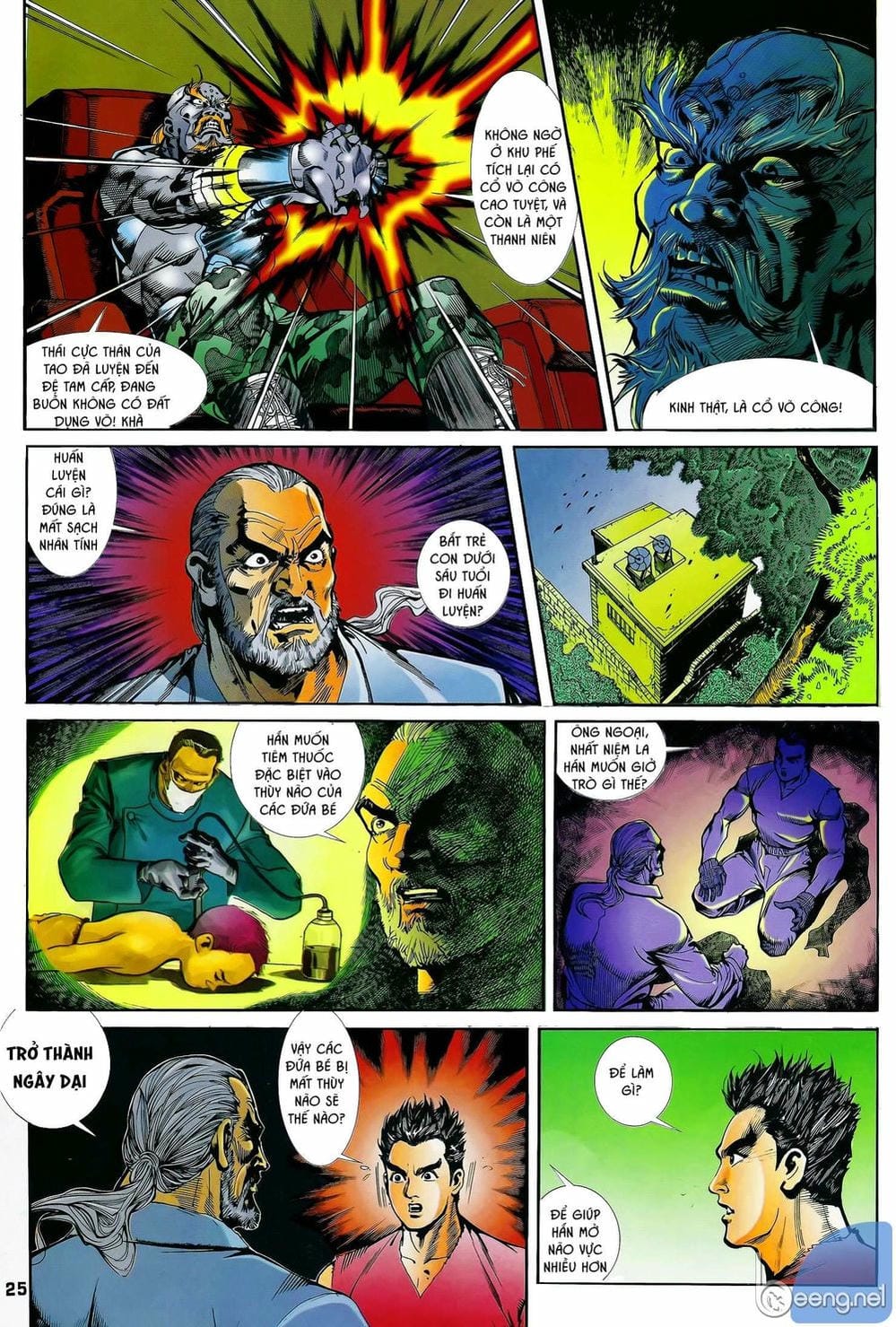 Truyện Tranh Long Hổ 5 Thế trang 8