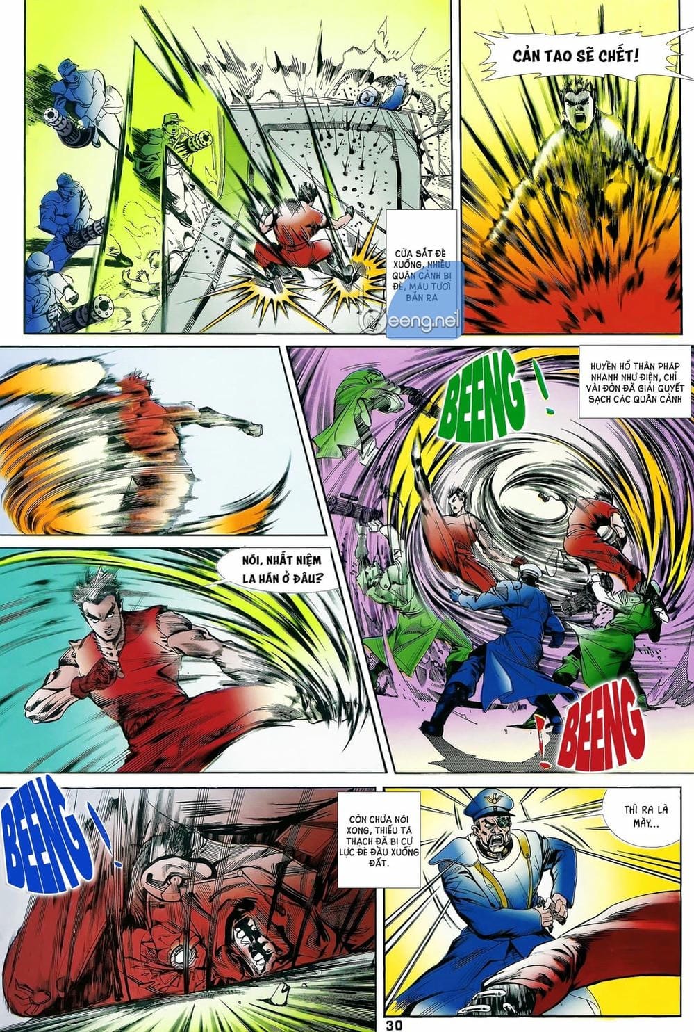 Truyện Tranh Long Hổ 5 Thế trang 8