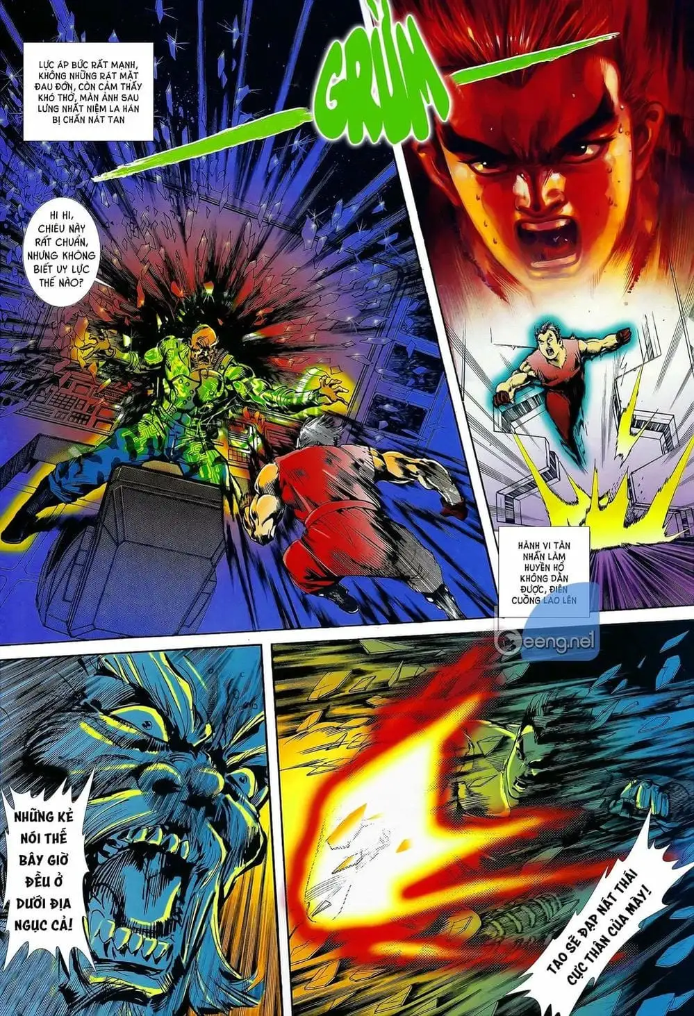 Truyện Tranh Long Hổ 5 Thế trang 8