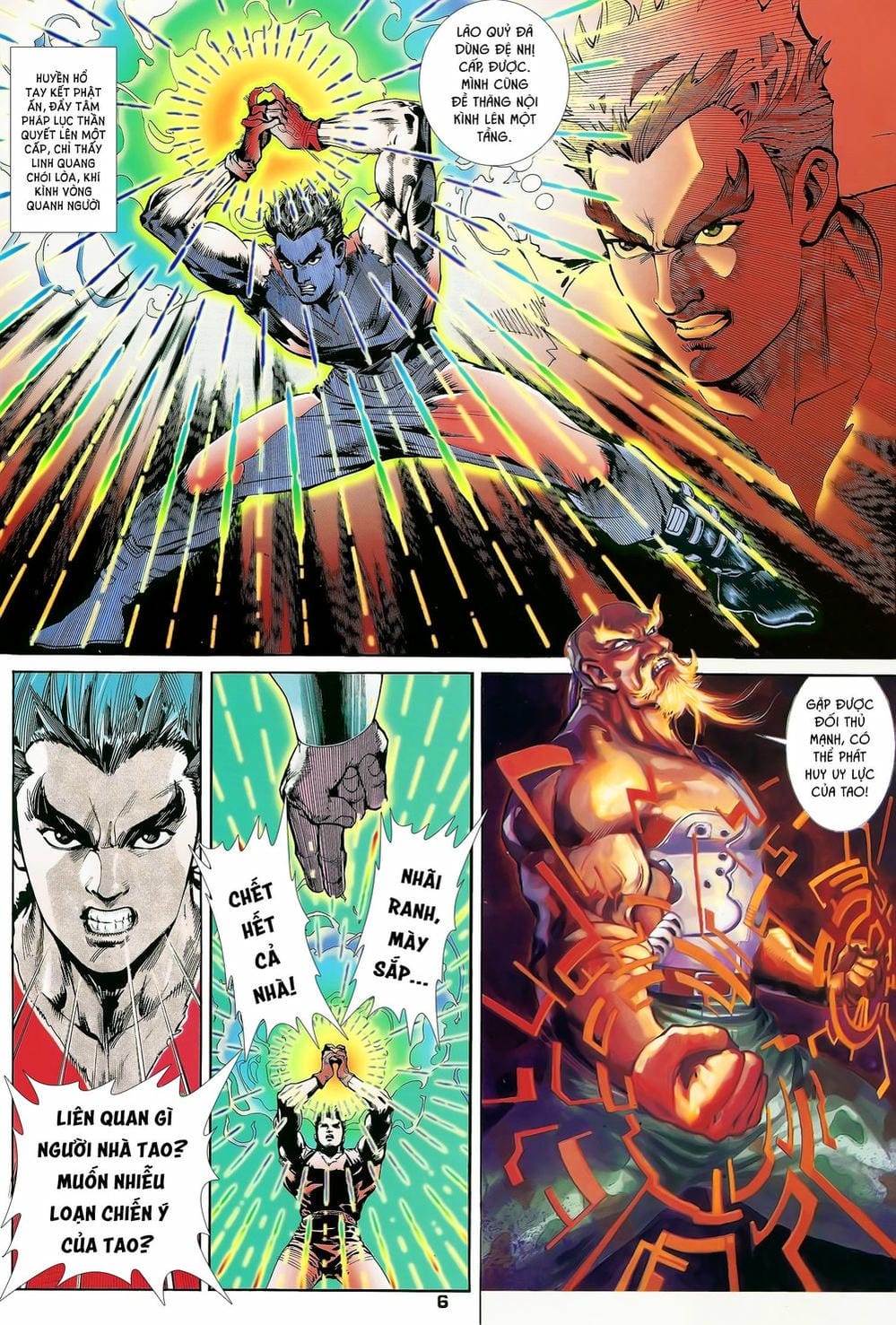 Truyện Tranh Long Hổ 5 Thế trang 8