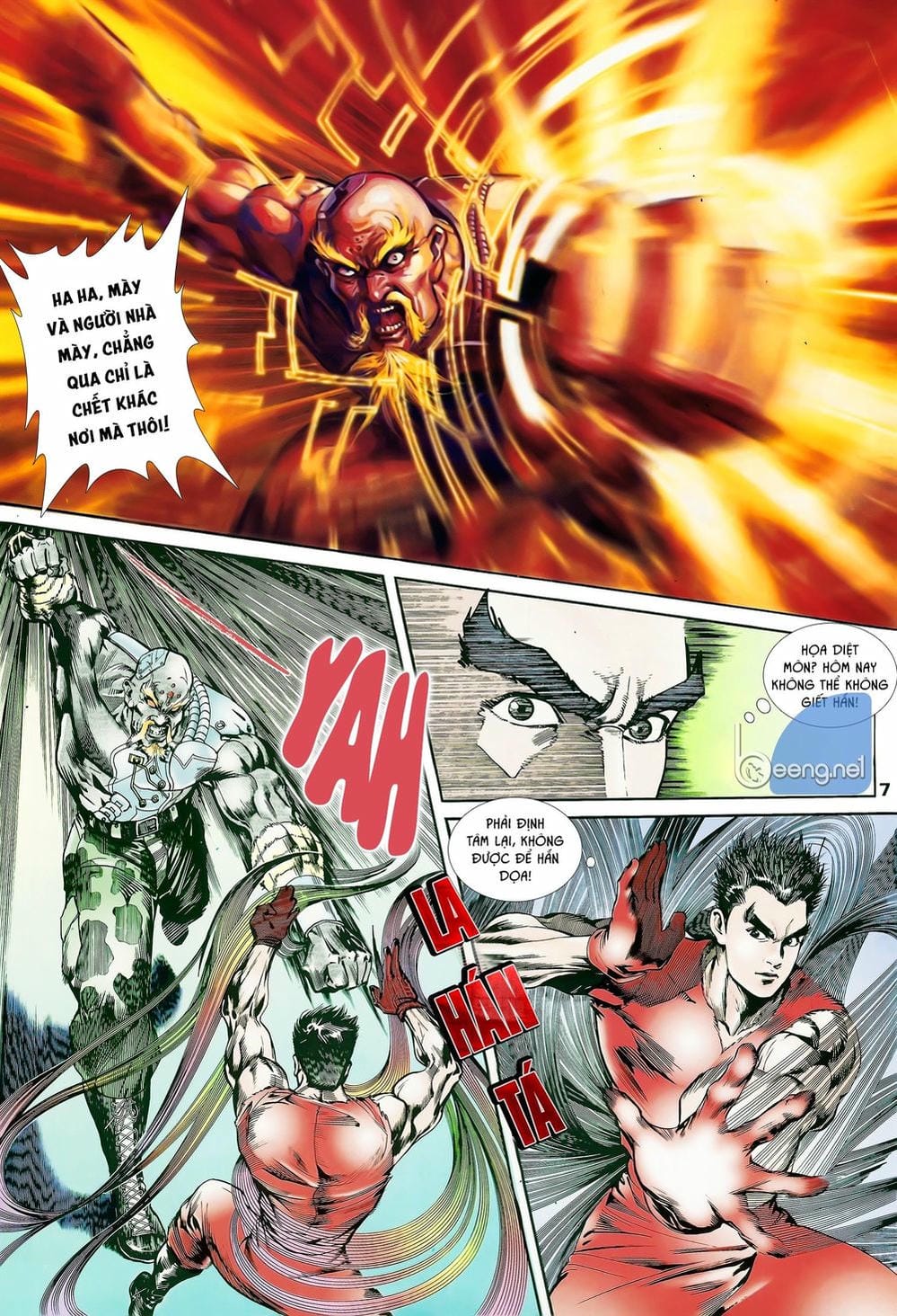 Truyện Tranh Long Hổ 5 Thế trang 8