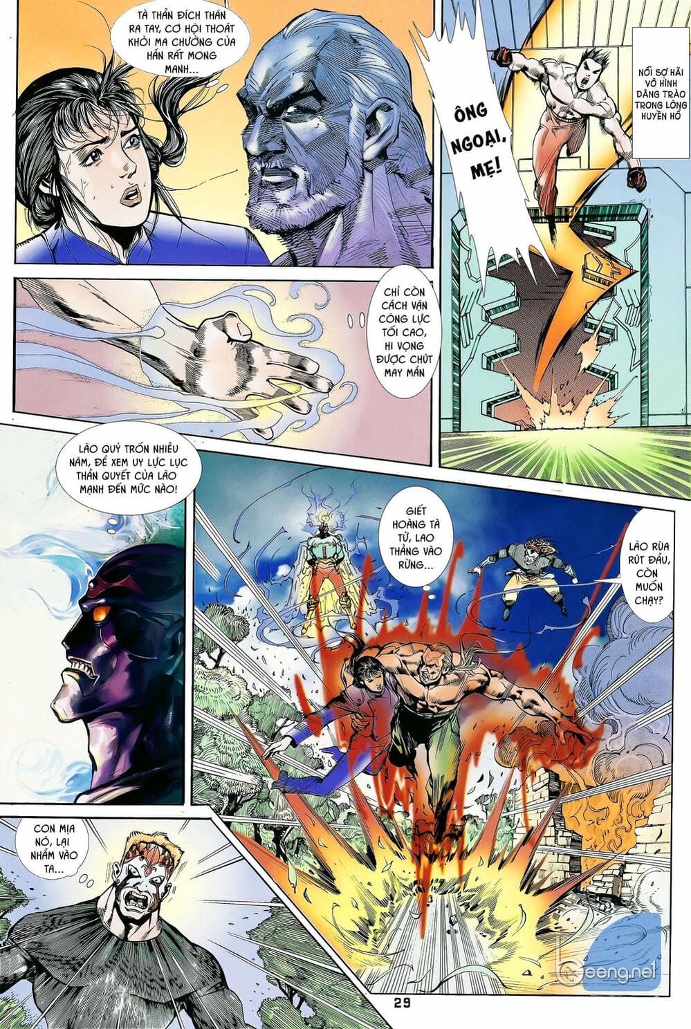 Truyện Tranh Long Hổ 5 Thế trang 8