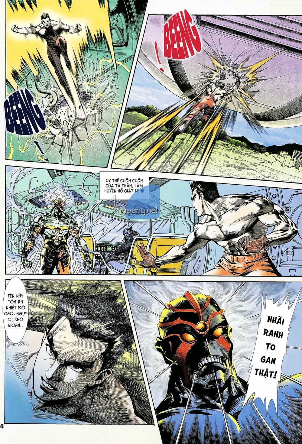 Truyện Tranh Long Hổ 5 Thế trang 8