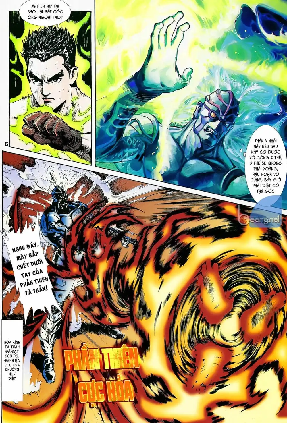 Truyện Tranh Long Hổ 5 Thế trang 8