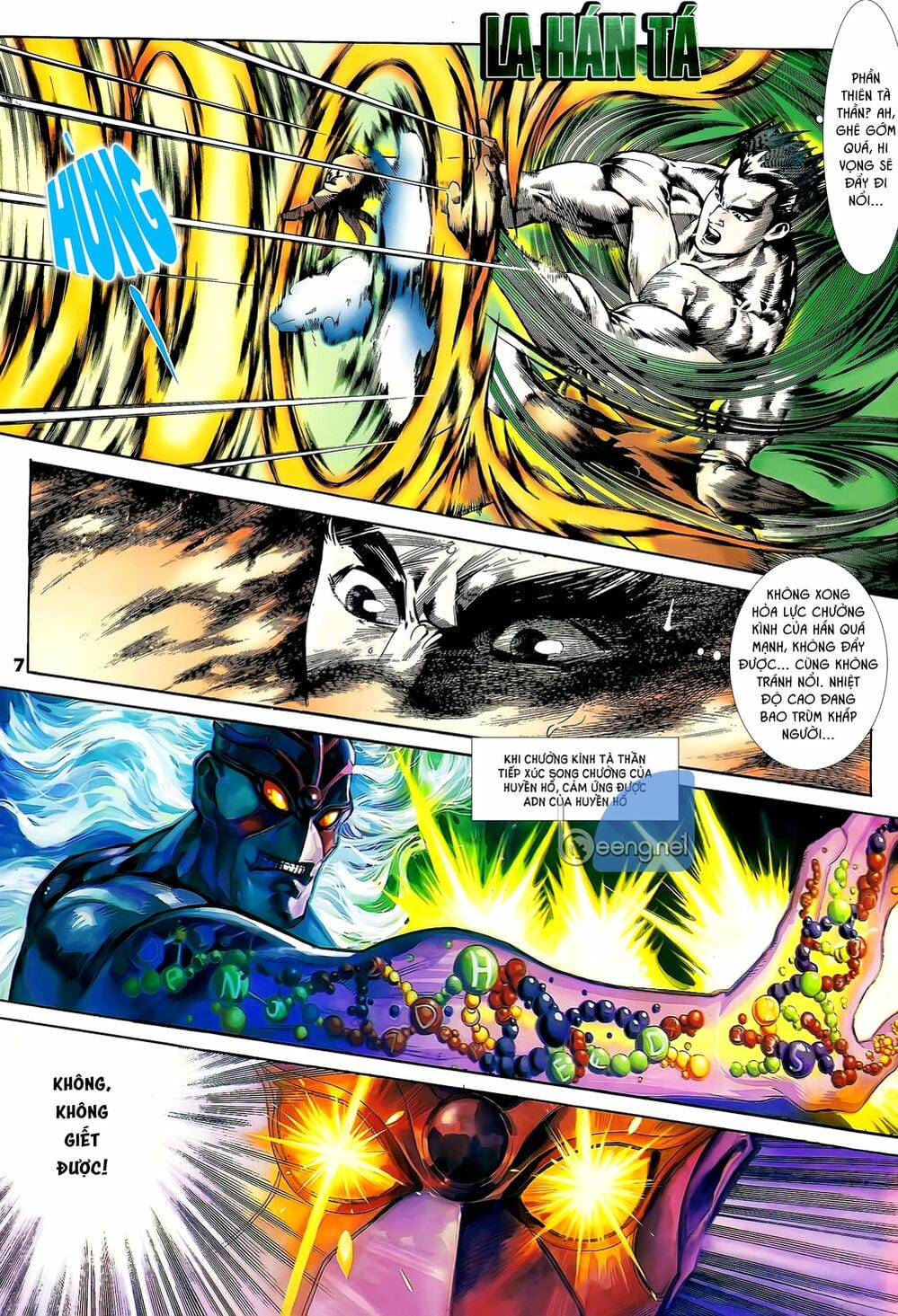 Truyện Tranh Long Hổ 5 Thế trang 8
