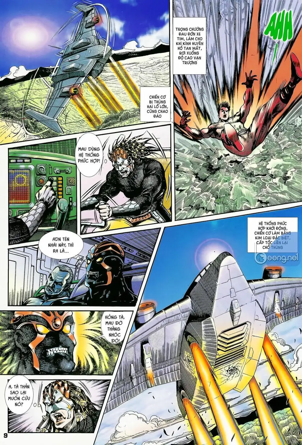 Truyện Tranh Long Hổ 5 Thế trang 8