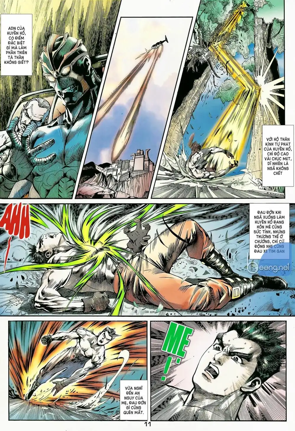 Truyện Tranh Long Hổ 5 Thế trang 8