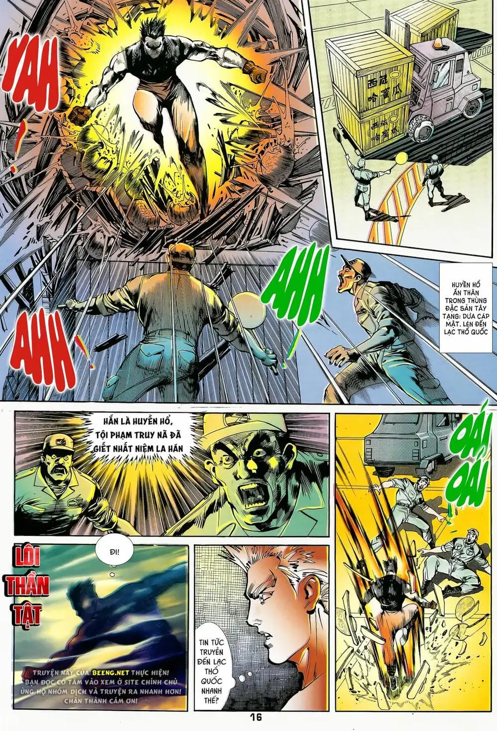 Truyện Tranh Long Hổ 5 Thế trang 8