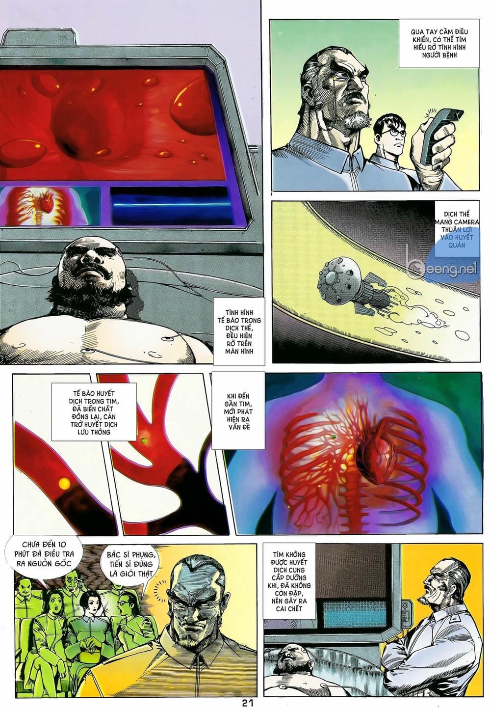 Truyện Tranh Long Hổ 5 Thế trang 8