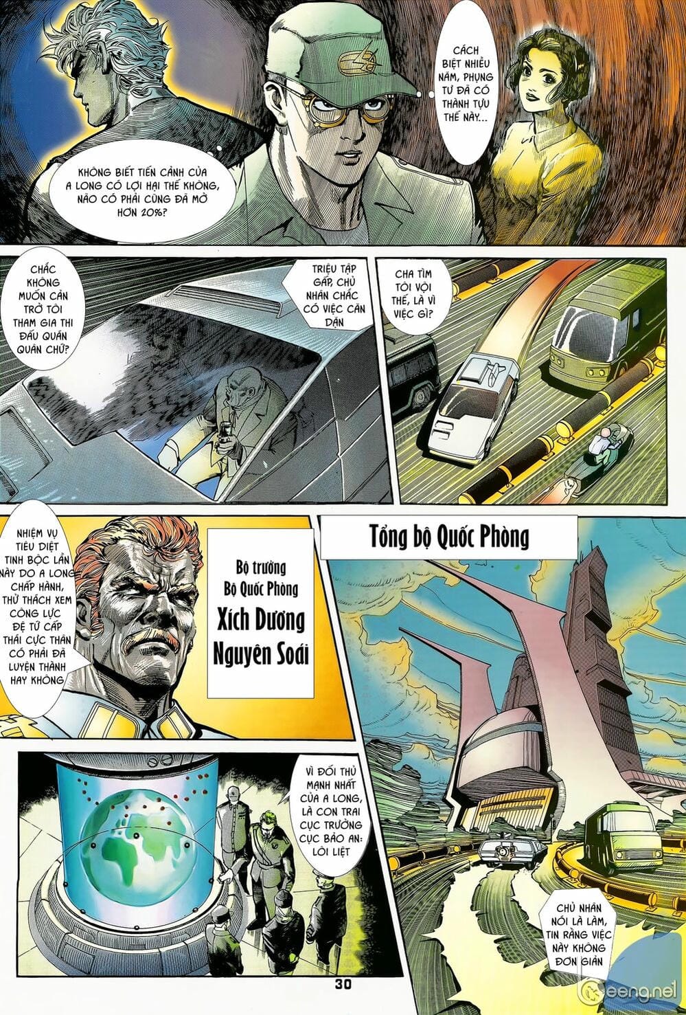 Truyện Tranh Long Hổ 5 Thế trang 8