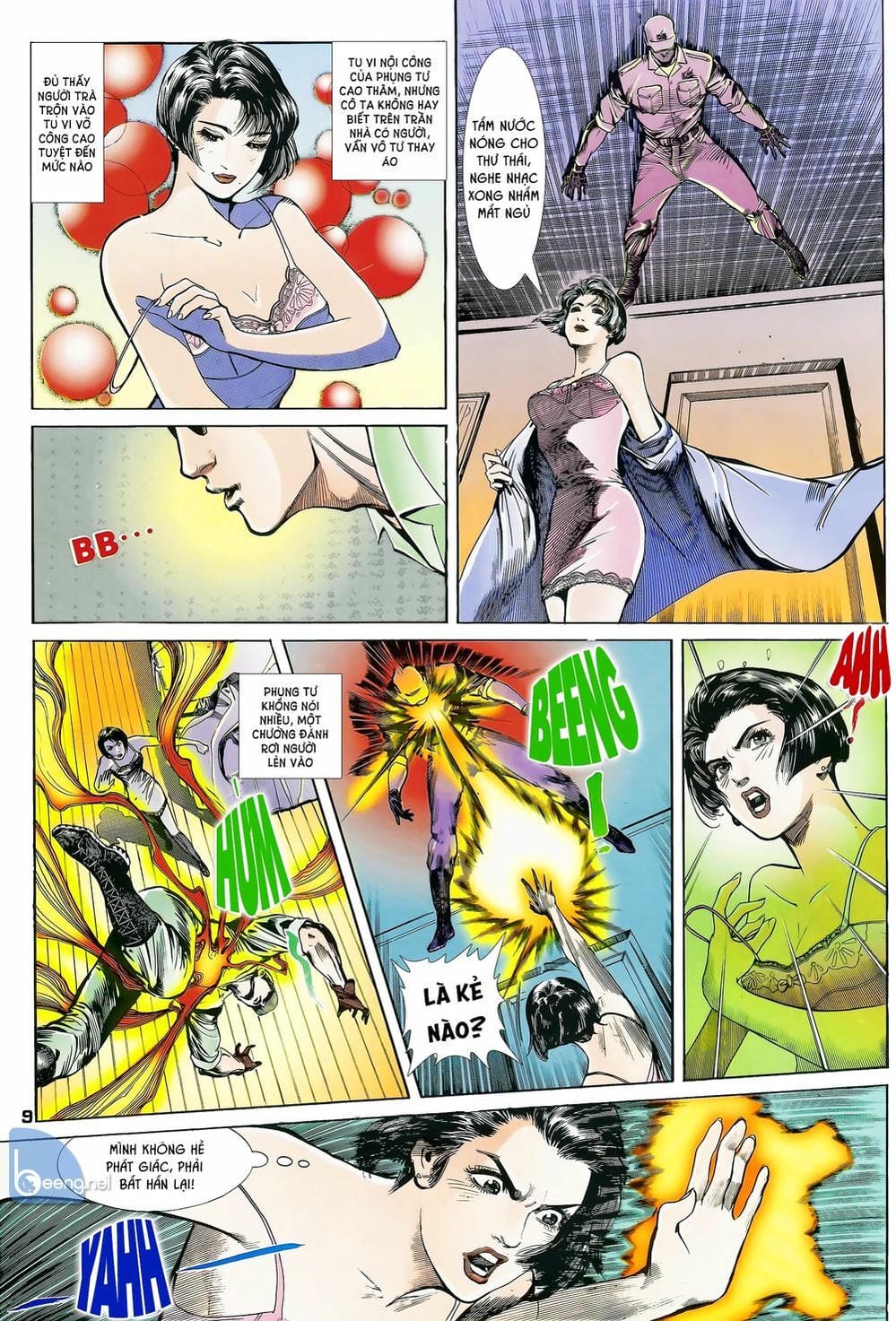 Truyện Tranh Long Hổ 5 Thế trang 8