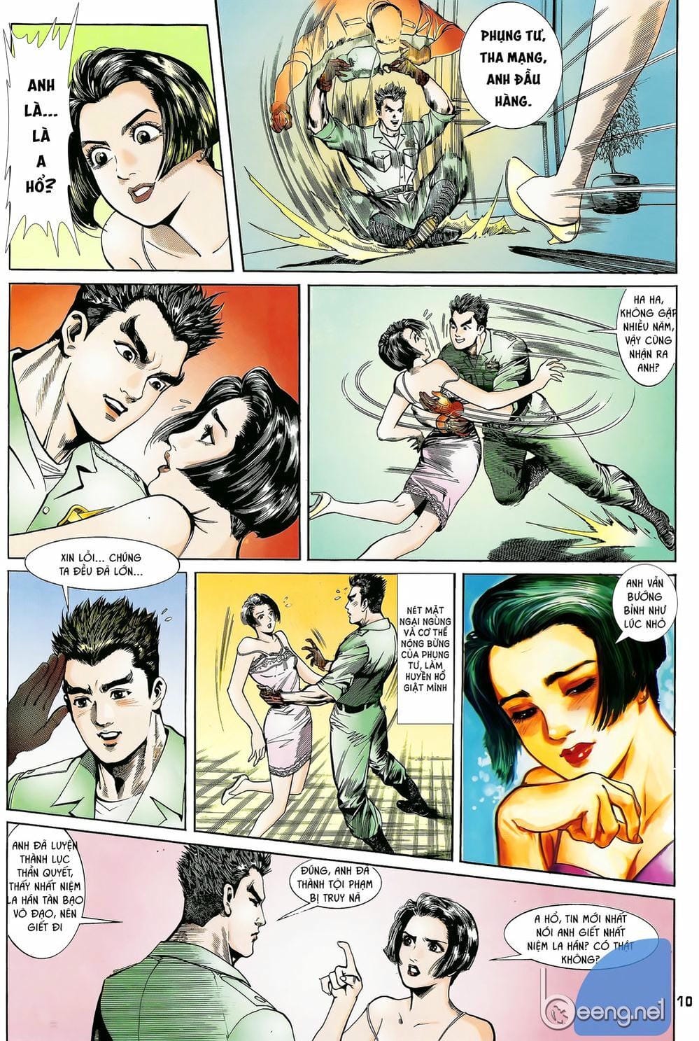 Truyện Tranh Long Hổ 5 Thế trang 8