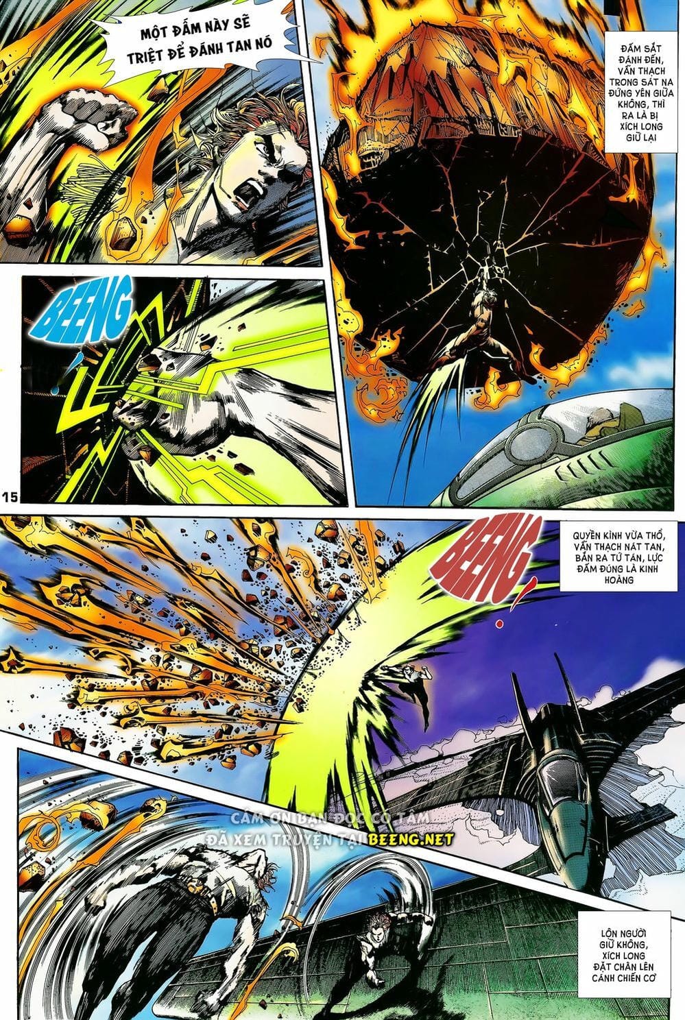 Truyện Tranh Long Hổ 5 Thế trang 8