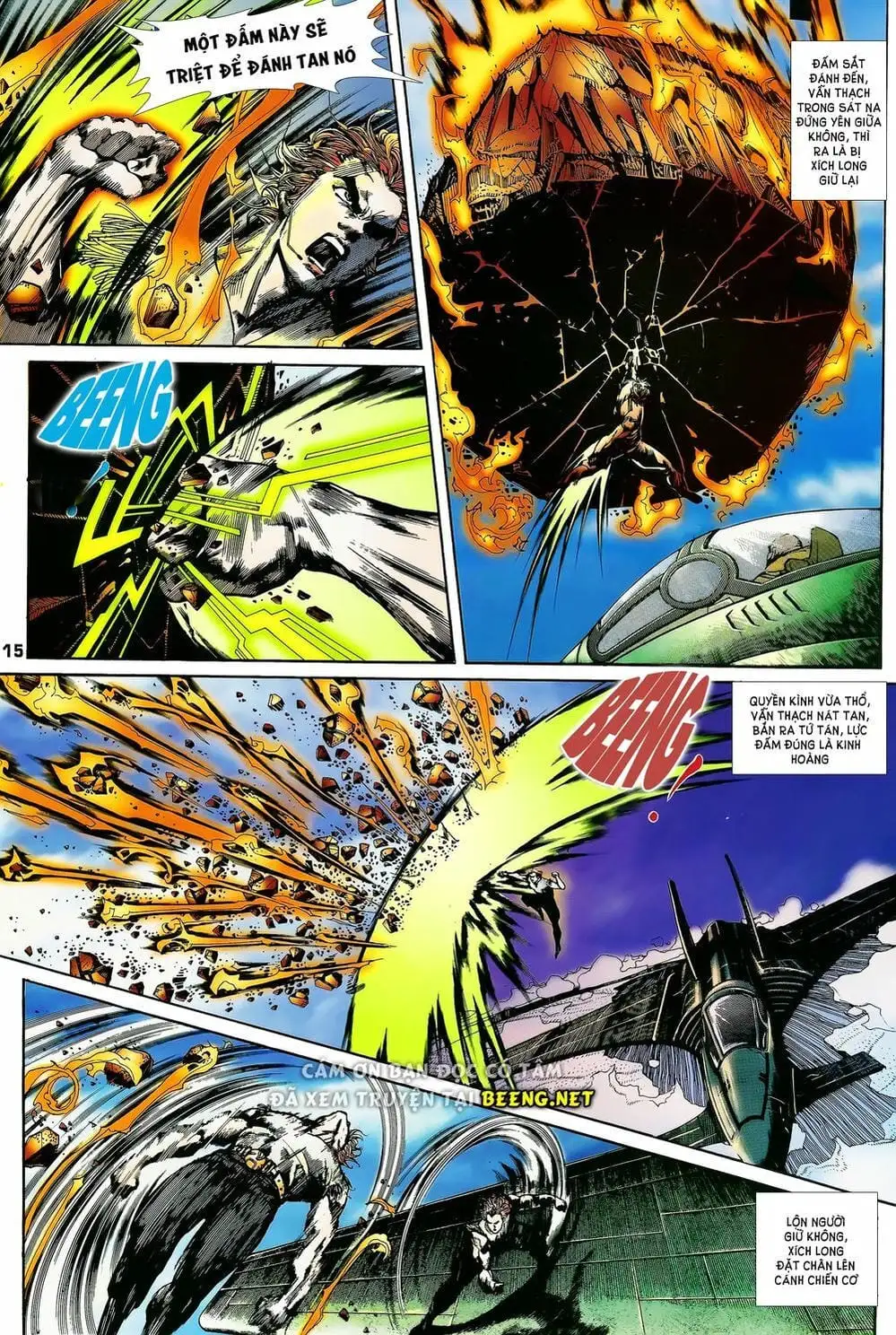 Truyện Tranh Long Hổ 5 Thế trang 8