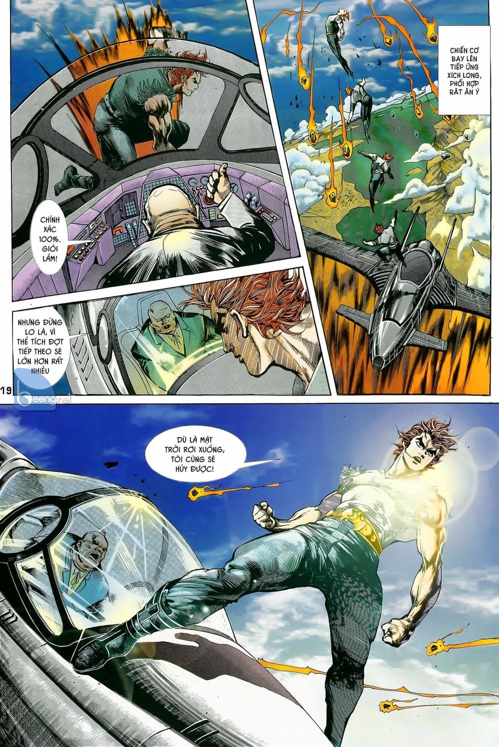Truyện Tranh Long Hổ 5 Thế trang 8